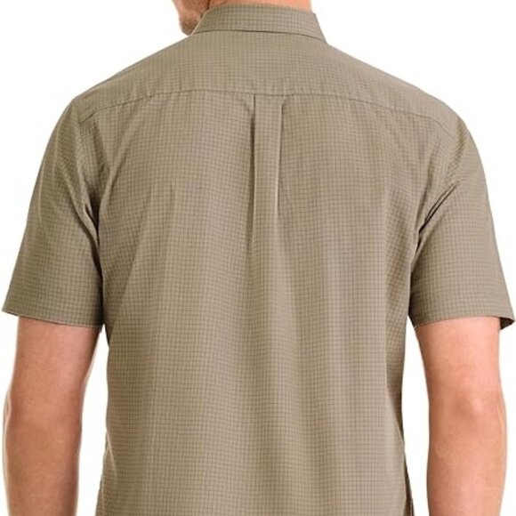 NWT Van Heusen Men's Wrinkle Free Short Sleeve Button Down Check Shirt 4XLT - Picture 5 of 5